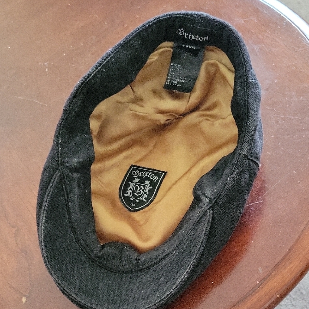 Brixton Black Flat Cap - Picture 4 of 4